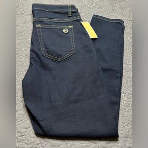 Michael Michael Kors Mid Rise IZZY Cropped Skinny Jeans NWT Size 8
